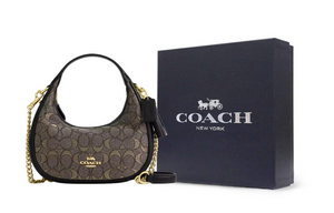 COACH CARMEN 20 Charcoal Black.