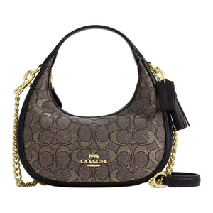 COACH CARMEN 20 Charcoal Black.