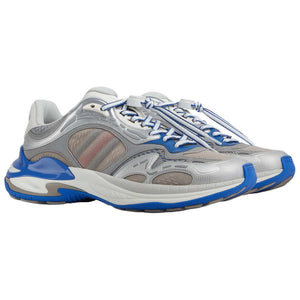 GUCCI 2.0 Mesh Leather Round Blue Grey.