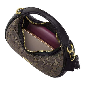 COACH CARMEN 20 Charcoal Black.