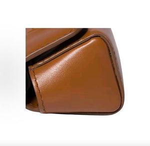 MIU MIU Astuccio calfskin handbag with detachable handle Women's Brandy Color