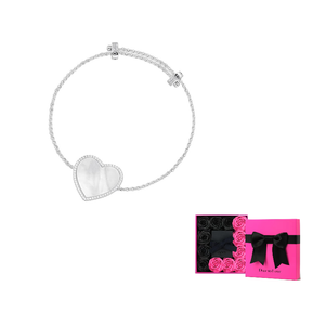 apm monaco pearl love 925 silver bracelet.