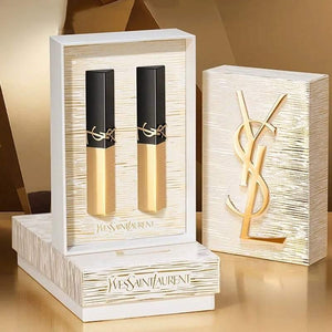 YSL سلم فلفت لِب أحمر الشفاه المخملي الفاخر هدية حصرية محدودة مجموعة.