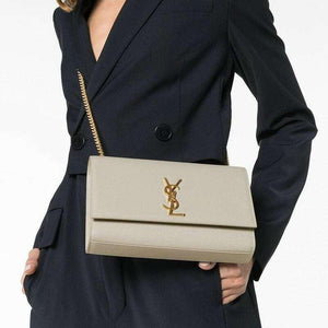 SAINT LAURENT YSL Kate Medium White.