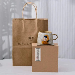 Yifang handmade coffee cup Van Gogh صنلعة يدوية.