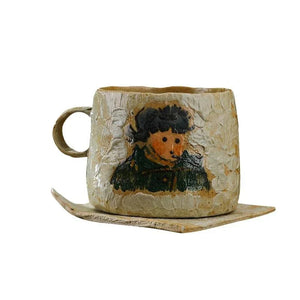 Yifang handmade coffee cup Van Gogh صنلعة يدوية.