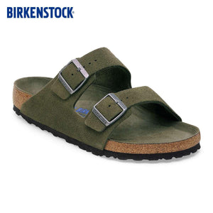 BIRKENSTOCK Arizona double-button slippers.