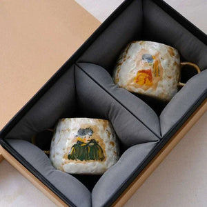 Yifang handmade coffee cup Van Gogh صنلعة يدوية.