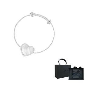 apm monaco pearl love 925 silver bracelet.