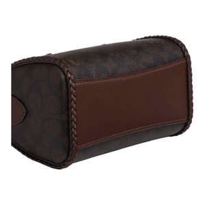 COACH Rowan 18 Tote Mini Maple Brown.