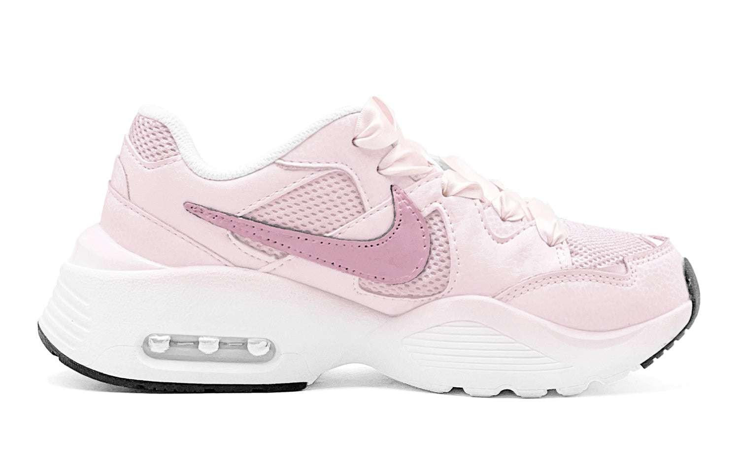حذاء Nike رياضي نسائي وردي بتصميم Sunshine وأزهار.