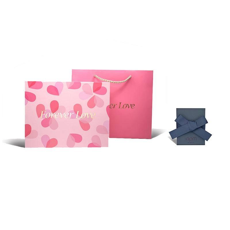 apm monaco VALENTINE احصل على خاتم زركونيا وردي ذهب هدية رومانسية فاخرة.