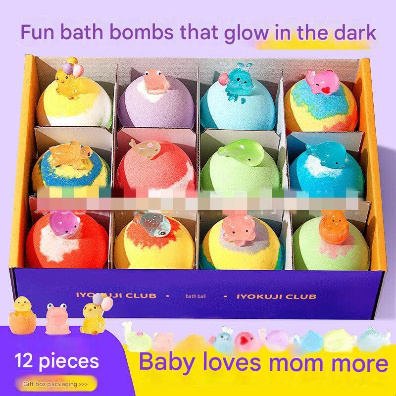 best bath toys : مجموعات كرات ملح الاستحمام البلورية للأطفال.