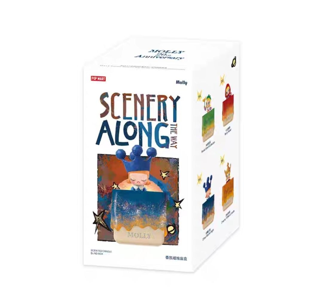 Tmall POPMART Molly Scenic Scenery Series Fragrance  Blind box candles, home decor gifts