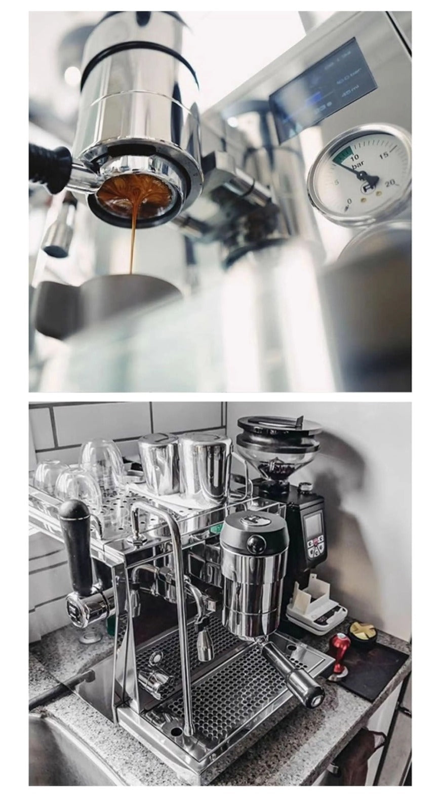 ROCKET Italian Coffee Machine R9 ONE Semi-Automatic Saturated Brewing Head with Dual Boiler0