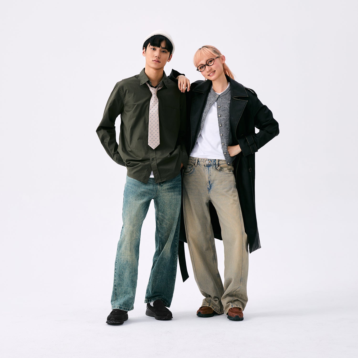 Contemporary look showcasing شوز نيو بالانس الأصلي matched with modern streetwear ideal for نيو بالانس للنساء والرجال.