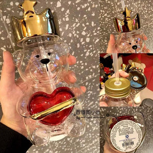 Starbucks Cup  Bear Glass Straw.