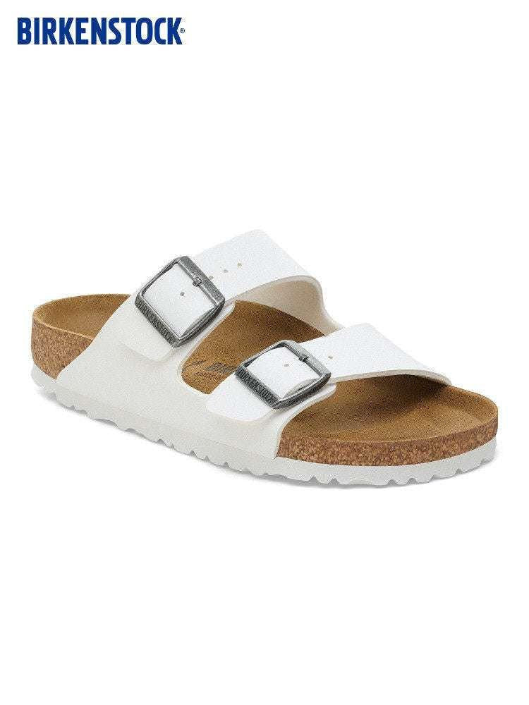 BIRKENSTOCK  Arizona double-buckle slippers.