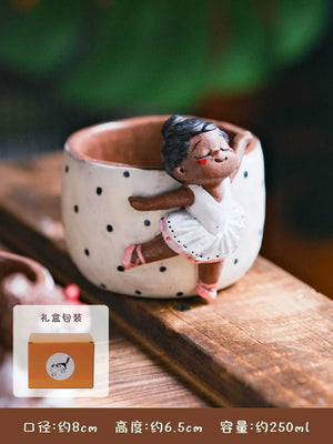 ceramic coffee cup handmade.