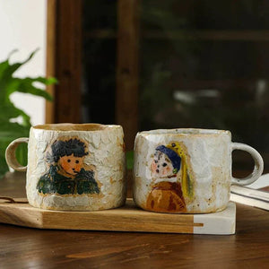 Yifang handmade coffee cup  Van Gogh صنلعة يدوية.