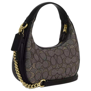 COACH CARMEN 20  Charcoal Black.