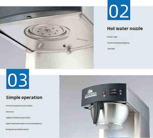 ماكينة Coffee Maker تجارية Caferina RH330 ستانلس ستيل.
