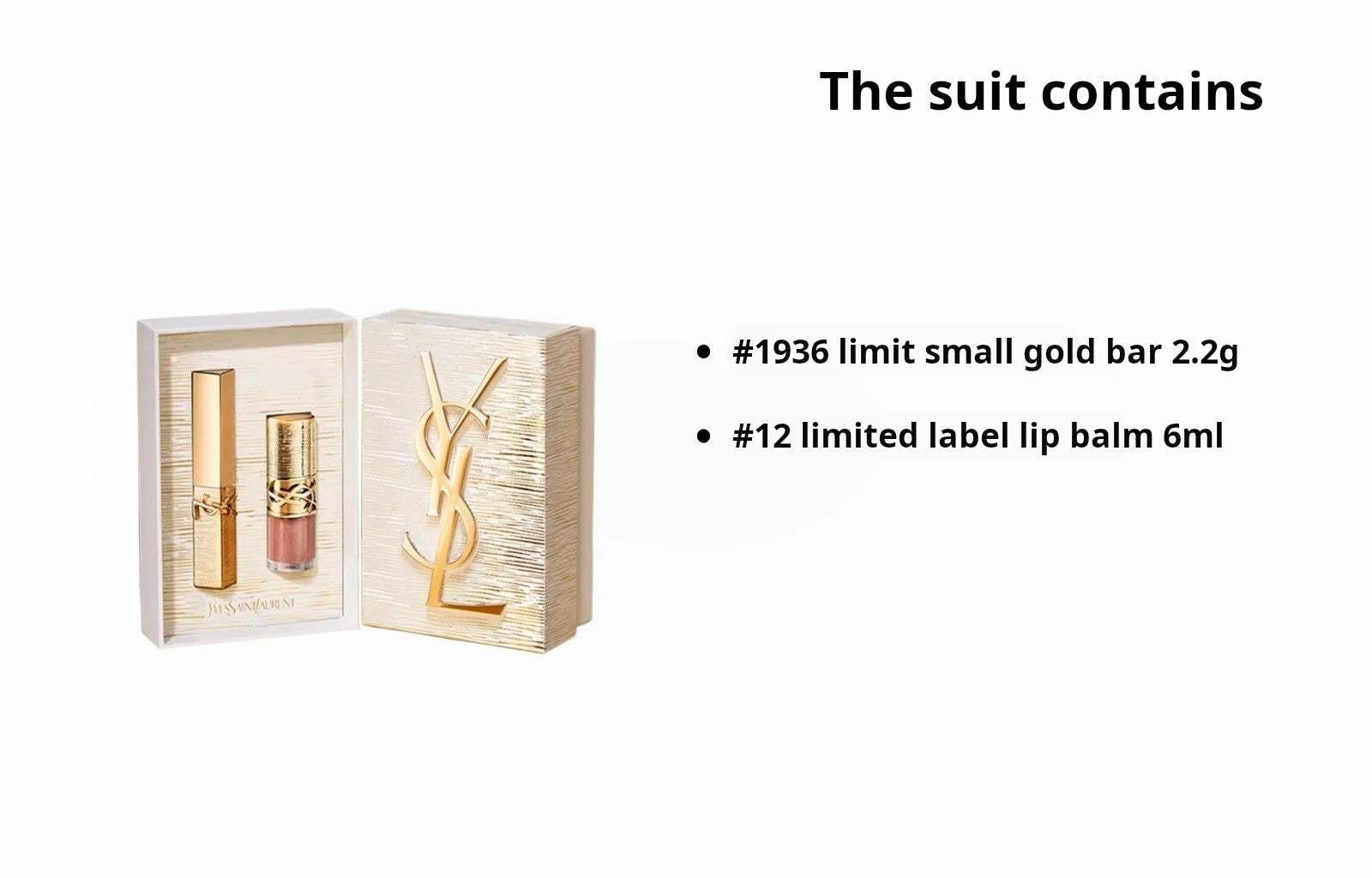 YSL Saint Laurent Lipstick and Lip Gloss Makeup Set  Limited Edition.
