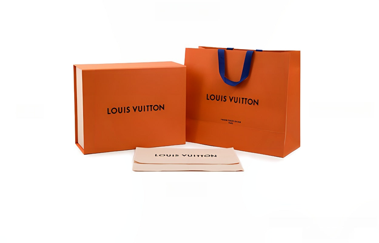 LOUIS VUITTON Capucines Denim Enamel Logo Chain Strap Monogram Denim One-Shoulder Crossbody Tote Women's Blue