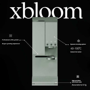 آلة xBloom Studio لتحضير القهوة المقطرة V60 - إصدار الأخضر المريمي.