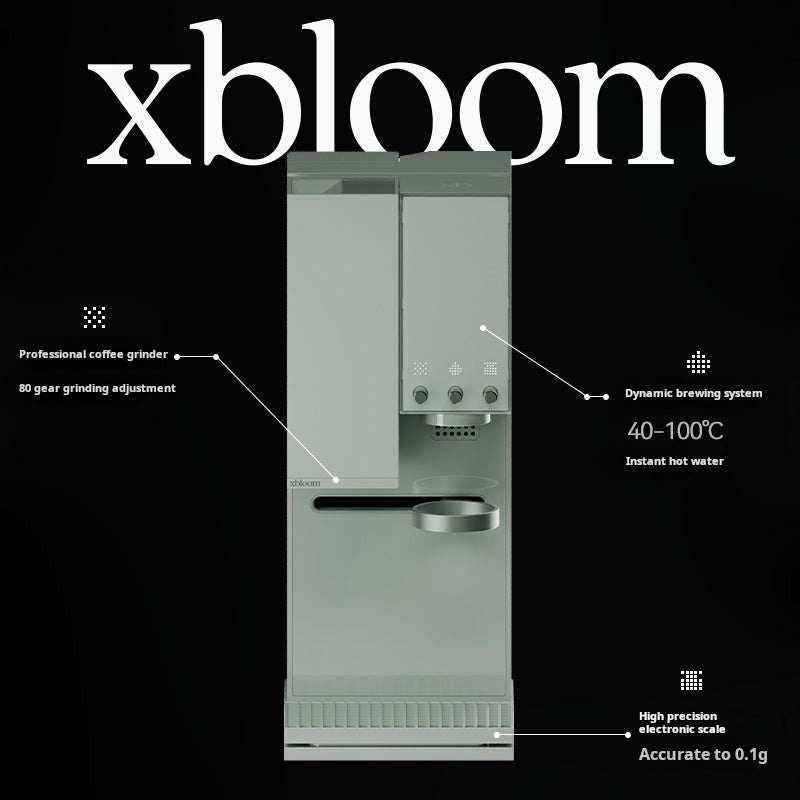 آلة xBloom Studio لتحضير القهوة المقطرة V60 - إصدار الأخضر المريمي.
